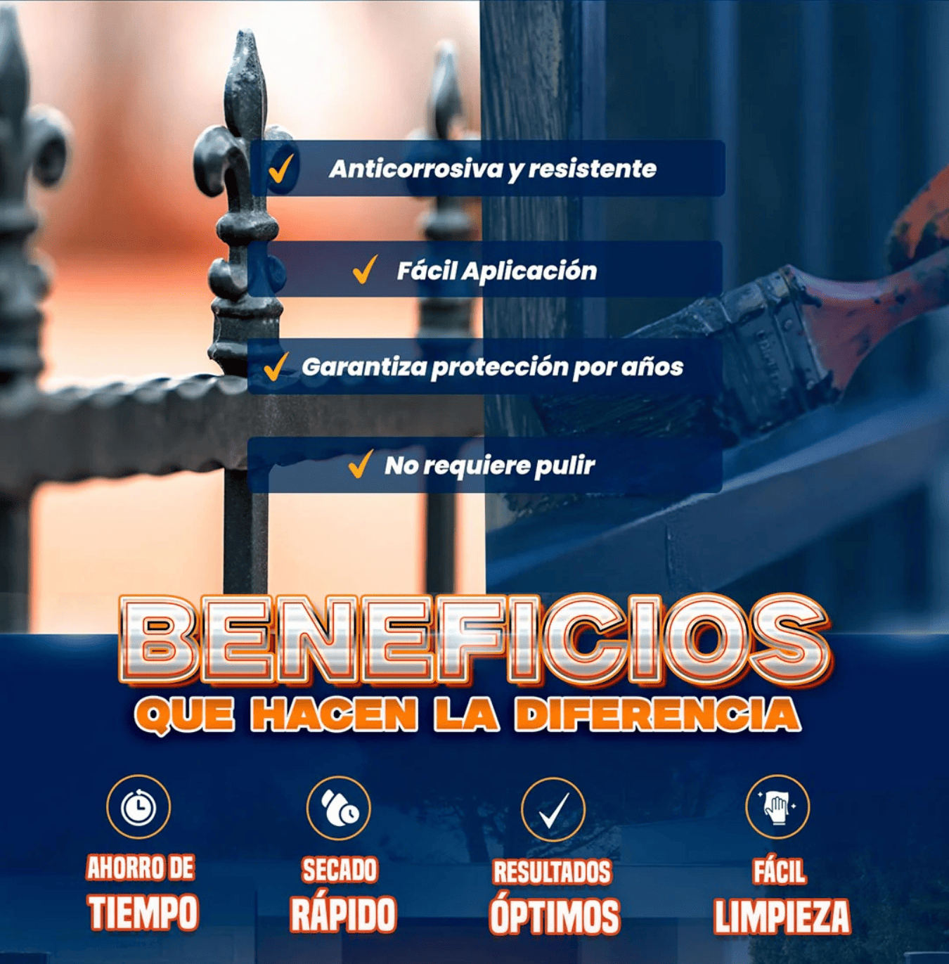 Oxitech™ - Base Para Oxido De 300g | Líbrate del óxido de cualquier objeto