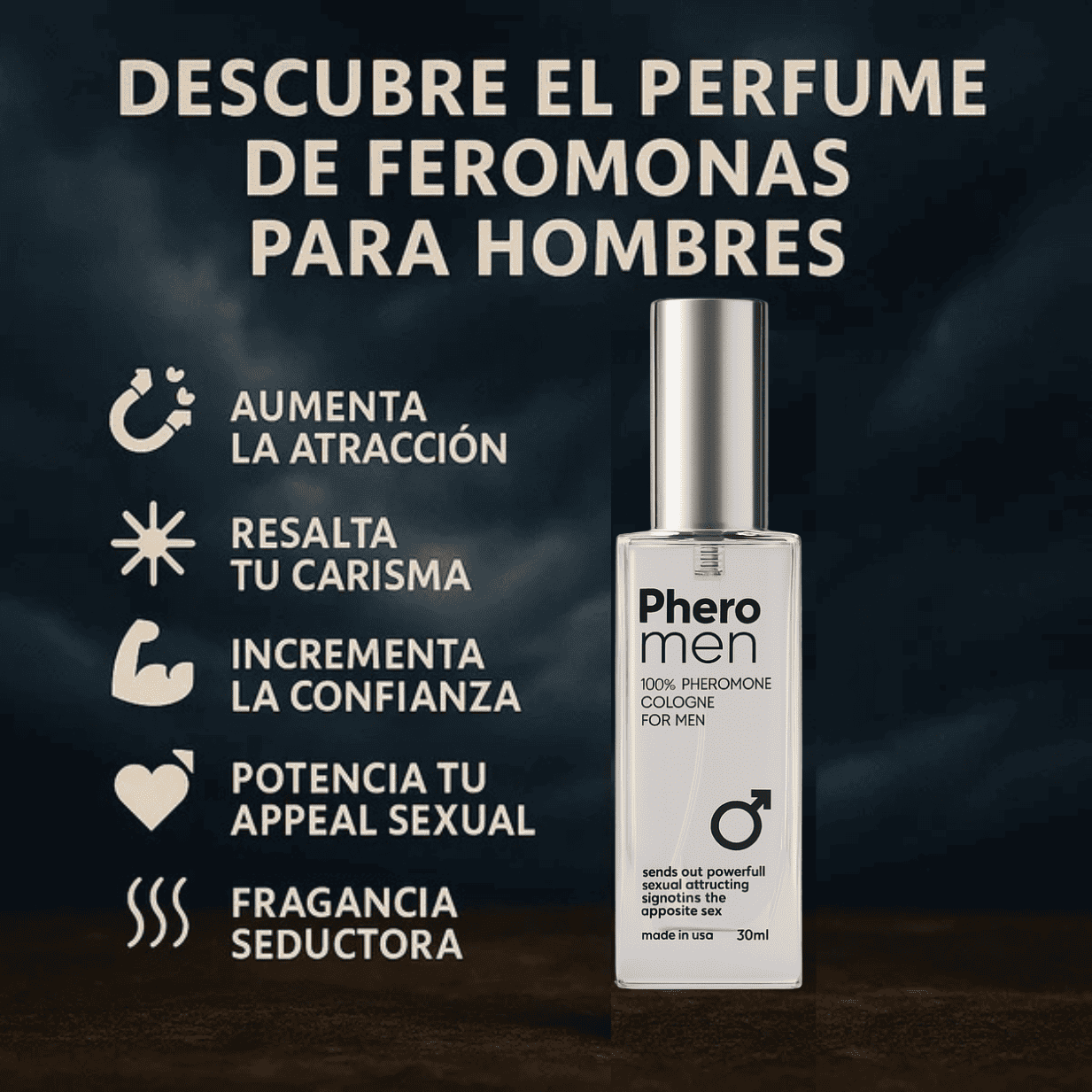 PheroMen™ (30ML) - Perfume Feromonas Para Hombre