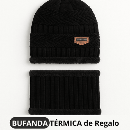 Gorro Térmico Premium Unisexo + BUFANDA TÉRMICA de Regalo | Prepárate para el frío