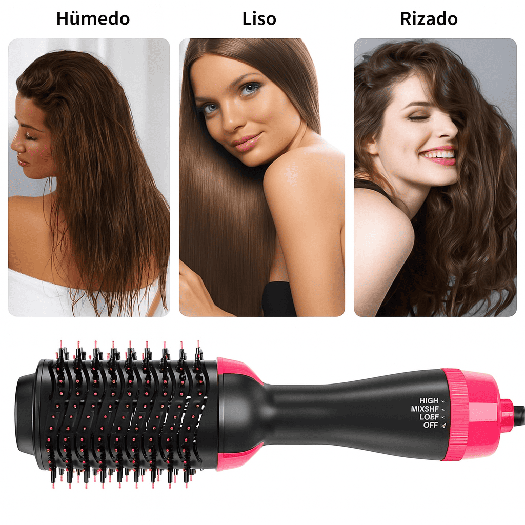 BellaLiss™ 3 em 1 - One Step | Cabello liso y radiante al instante
