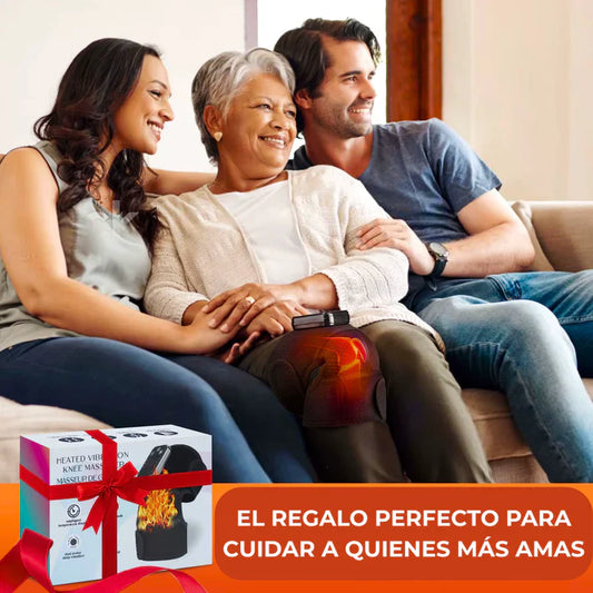 Masajeador Rodillera Térmico® 3 En 1 | Descansa y Alivia el Dolor Rápidamente